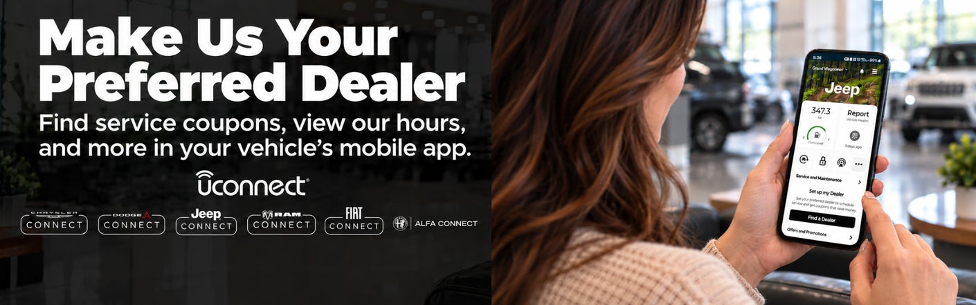 uconnect® make us your preferred dealer | Casa Chrysler Dodge Jeep Ram in Alamogordo NM