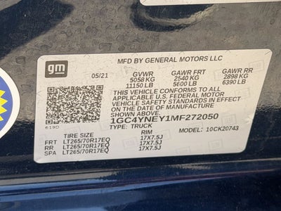 2021 Chevrolet Silverado 2500HD LT