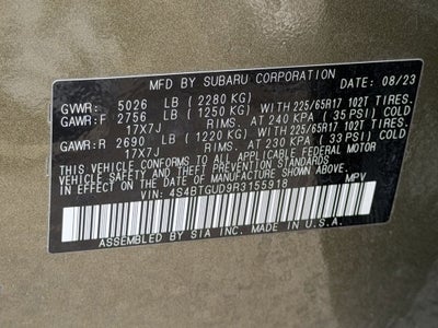 2024 Subaru Outback Wilderness