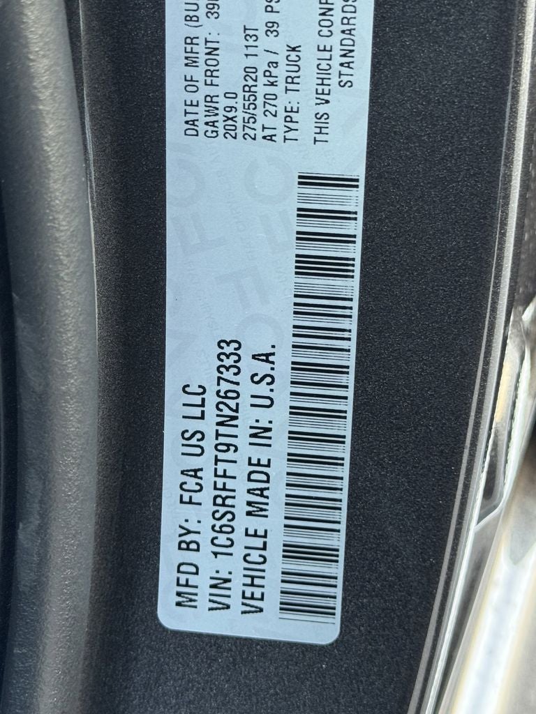 2026 RAM Ram 1500 RAM 1500 BIG HORN CREW CAB 4X4 5'7' BOX