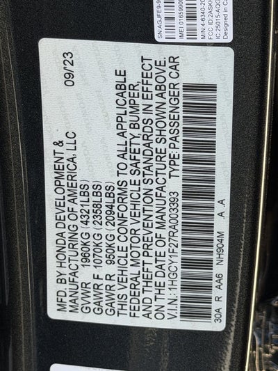 2024 Honda Accord Sedan LX