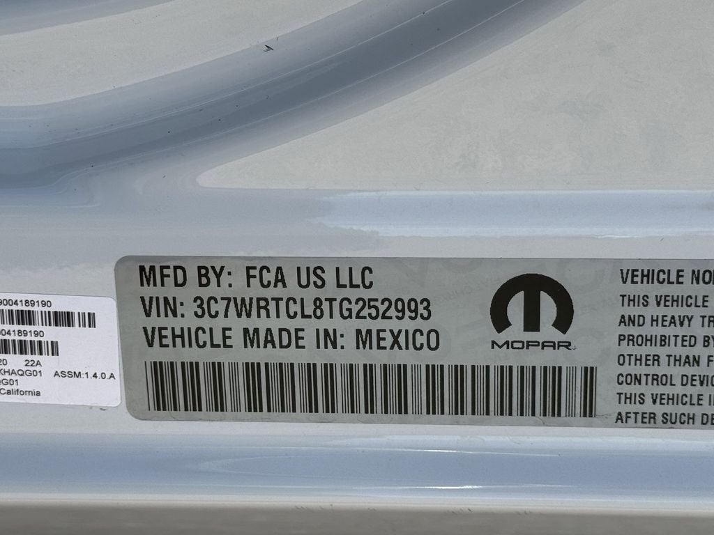 2026 RAM Ram 3500 Chassis Cab RAM 3500 TRADESMAN CREW CAB CHASSIS 4X4 60' CA