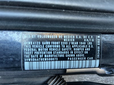 2019 Volkswagen Beetle Convertible 2.0T Final Edition SE