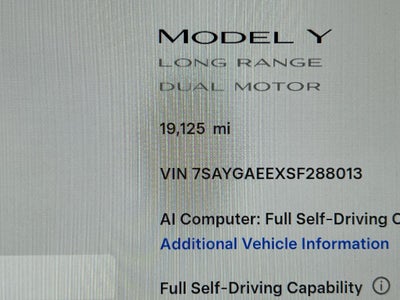 2025 Tesla Model Y Long Range