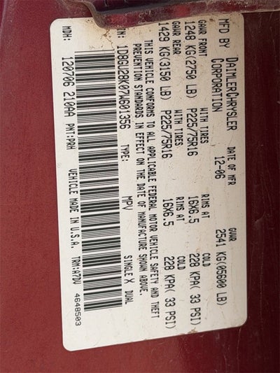 2007 Dodge Nitro SXT