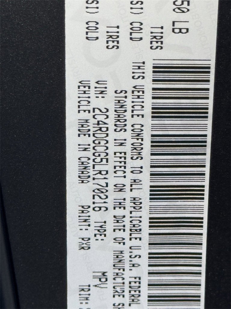 2020 Dodge Grand Caravan SXT