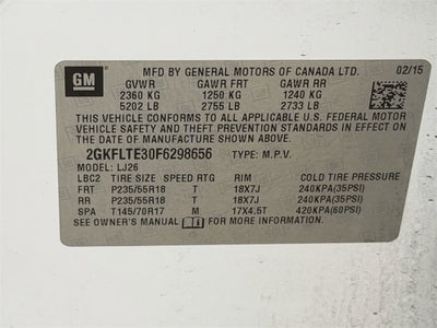 2015 GMC Terrain SLT