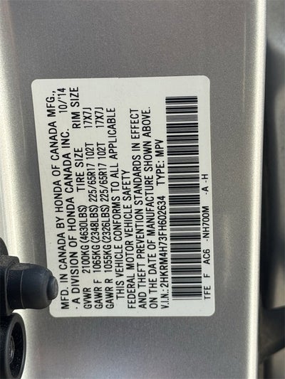 2015 Honda CR-V EX-L