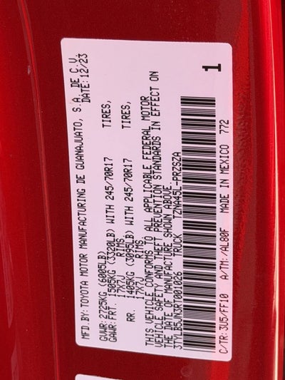 2024 Toyota Tacoma 4WD SR5