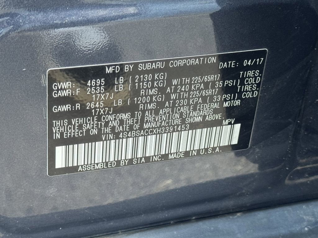 2017 Subaru Outback Premium