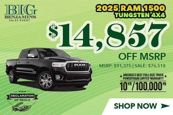 2025 Ram 1500 Tungsten 4x4