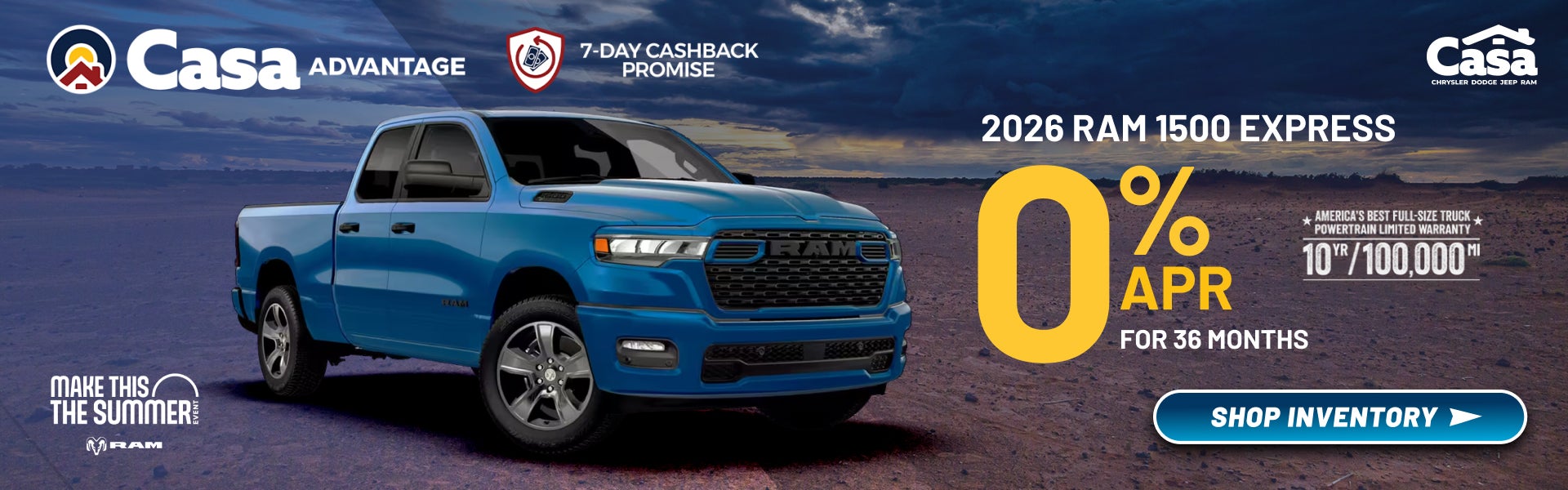 2026 RAM 1500 EXPRESS CREW CAB 4X4 5'7" BOX