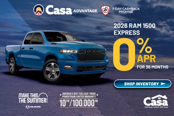 2026 RAM 1500 EXPRESS CREW CAB 4X4 5'7" BOX