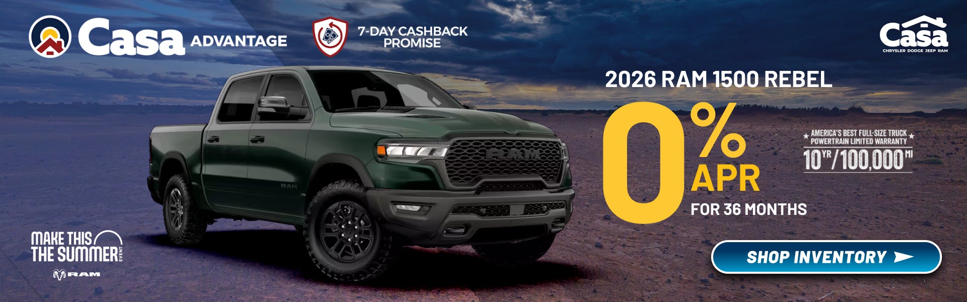 2026 RAM 1500 REBEL® CREW CAB 4X4 5'7" BOX