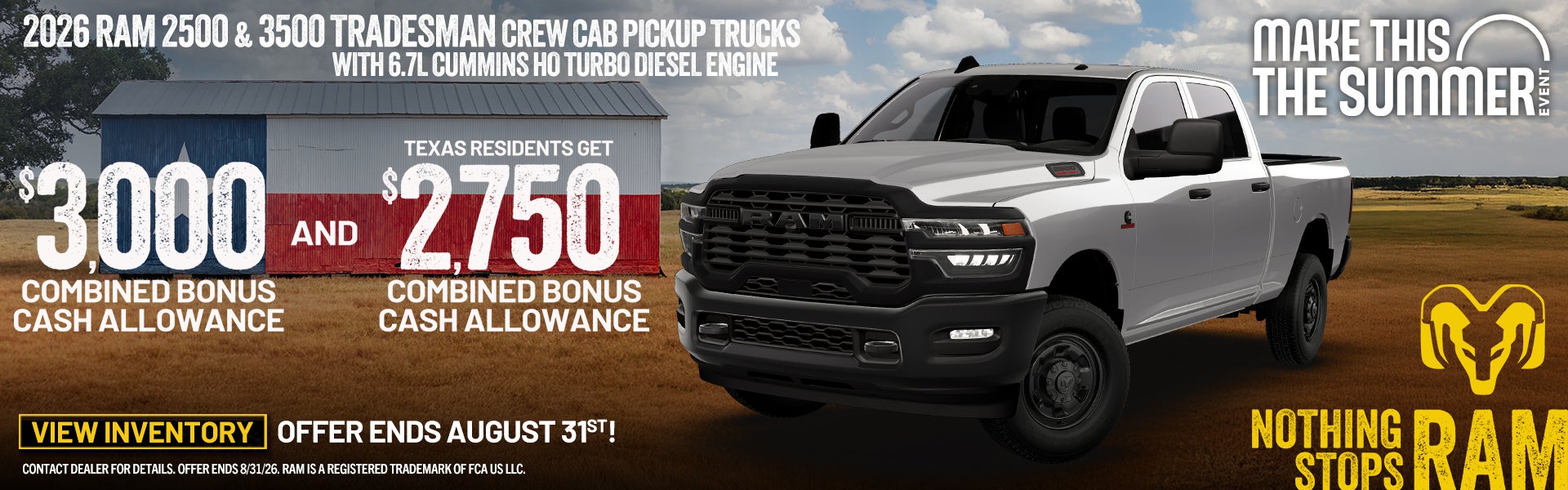 2026 Ram 2500 & 3500 Tradesman