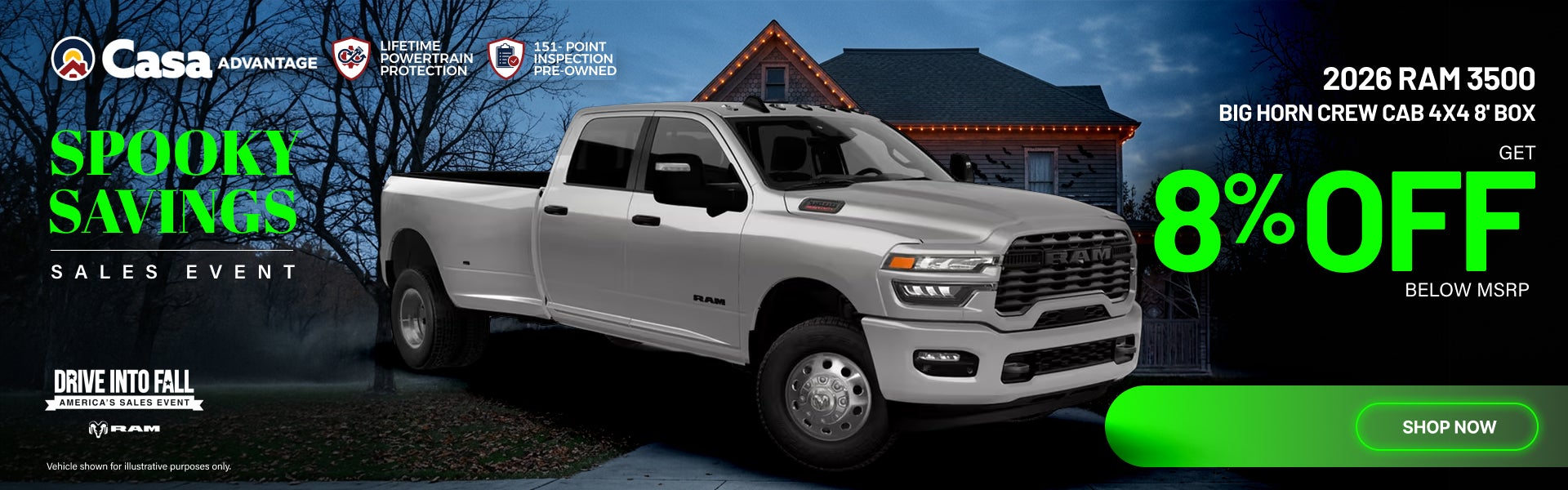 2026 RAM 3500 BIG HORN® CREW CAB 4X4 8' BOX