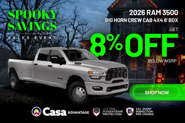 2026 RAM 3500 BIG HORN® CREW CAB 4X4 8' BOX