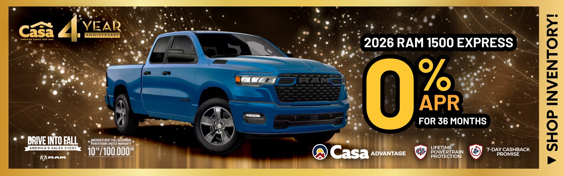 2026 RAM 1500 EXPRESS CREW CAB 4X4 5'7" BOX
