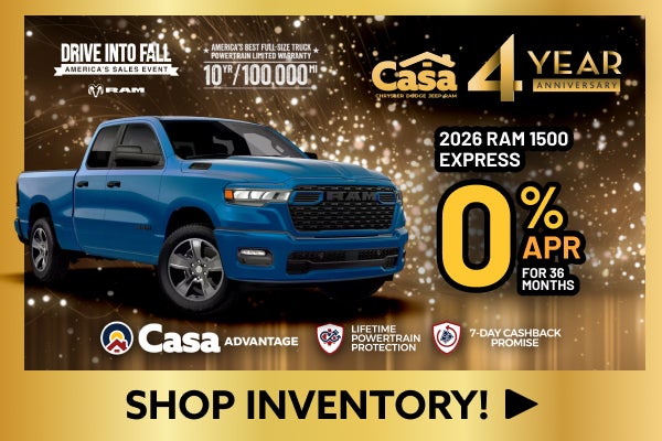 2026 RAM 1500 EXPRESS CREW CAB 4X4 5'7" BOX
