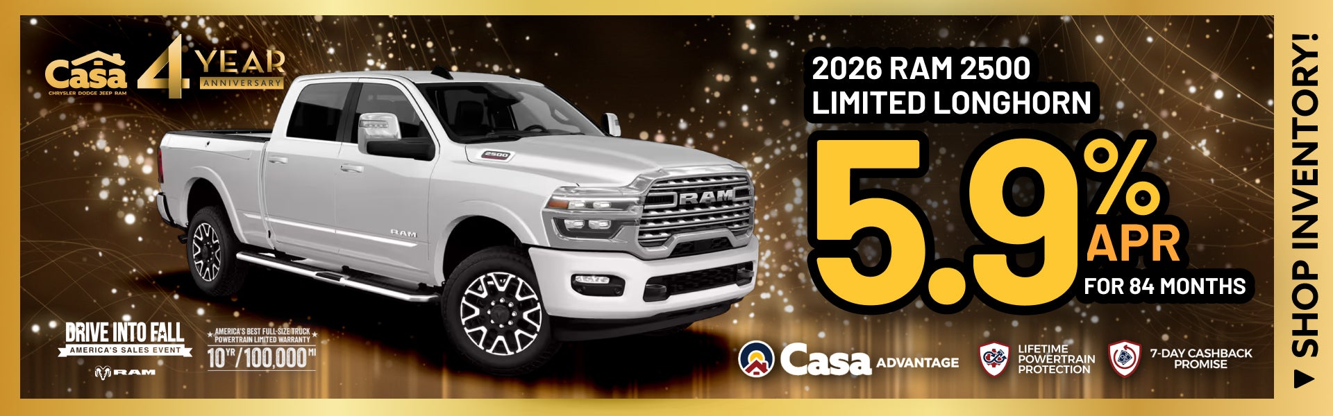 2026 RAM 2500 LIMITED LONGHORN® CREW CAB 4X2 6' 4’ BOX