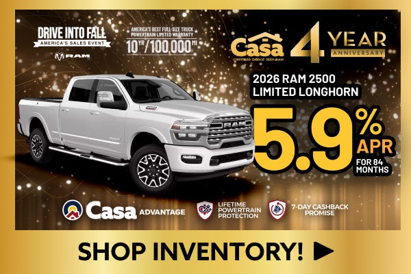 2026 RAM 2500 LIMITED LONGHORN® CREW CAB 4X2 6' 4’ BOX