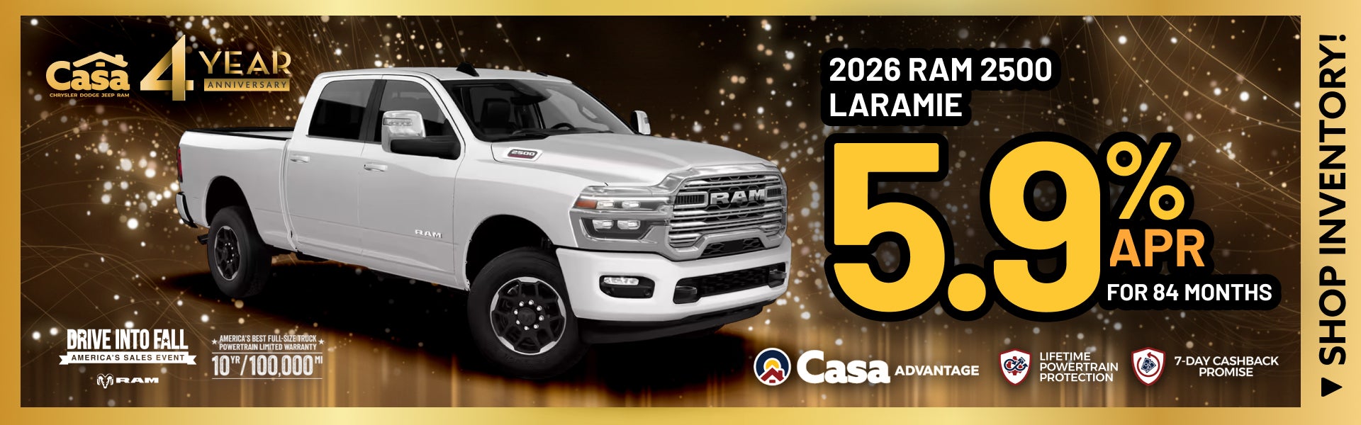 2026 RAM 2500 LARAMIE® CREW CAB 4X2 6'4" BOX