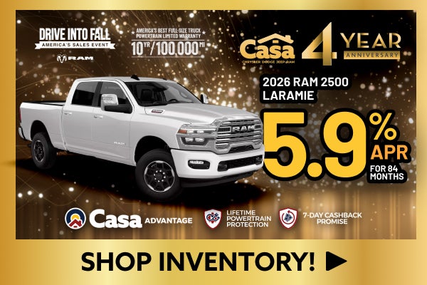 2026 RAM 2500 LARAMIE® CREW CAB 4X2 6'4" BOX