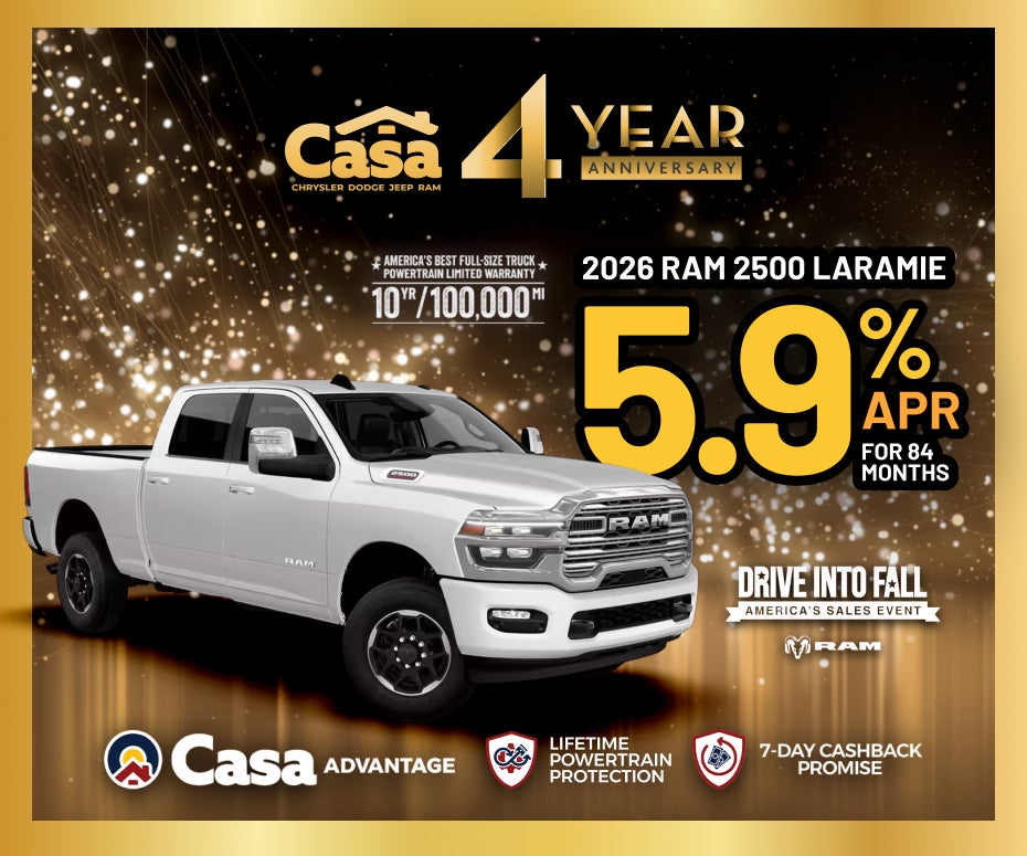 2026 RAM 2500 LARAMIE® CREW CAB 4X2 6 '4
