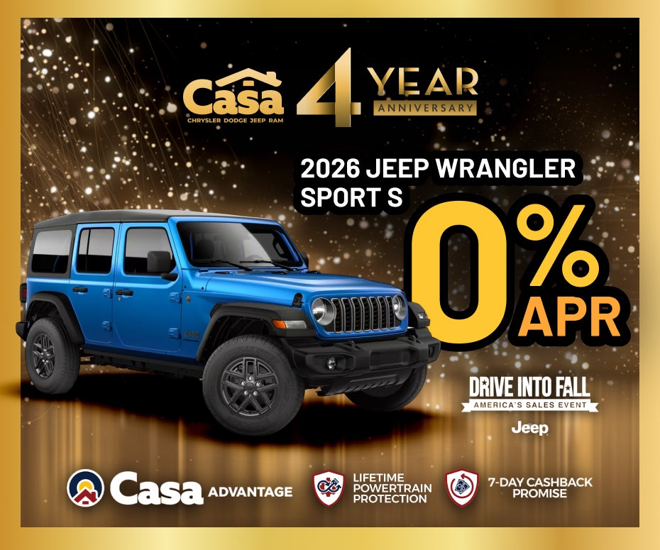 2026 WRANGLER 2-DOOR SPORT S